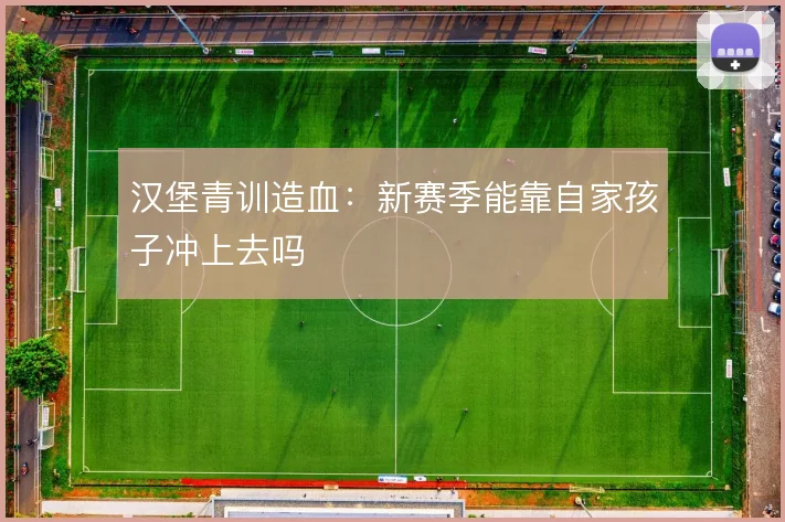 汉堡青训造血:新赛季能靠自家孩子冲上去吗